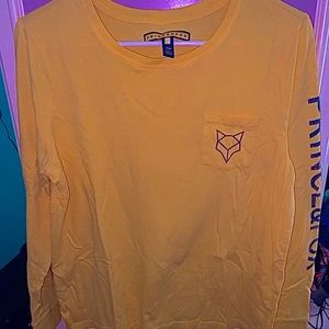 Yellow Prince and Fox long sleeve t shirt